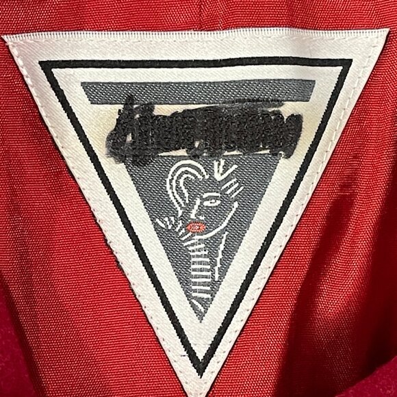 Marvin Richards Peacoat Petite Coat Jacket Wool Red Black Buttons Never Worn - Picture 5 of 7